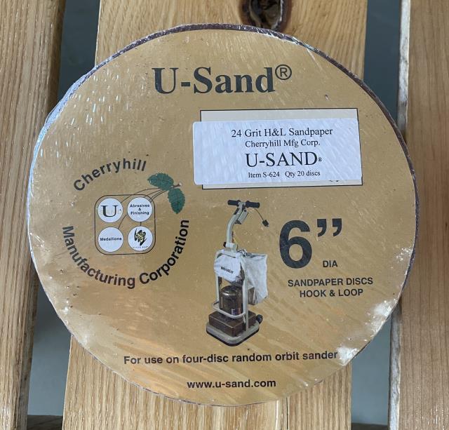 Where to rent SANDPAPER,  24 GRIT 6  PAD in Oakland MD