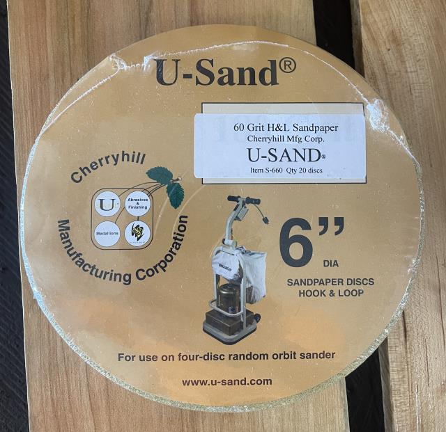 Where to rent SANDPAPER,  60 GRIT 6  PAD in Oakland MD
